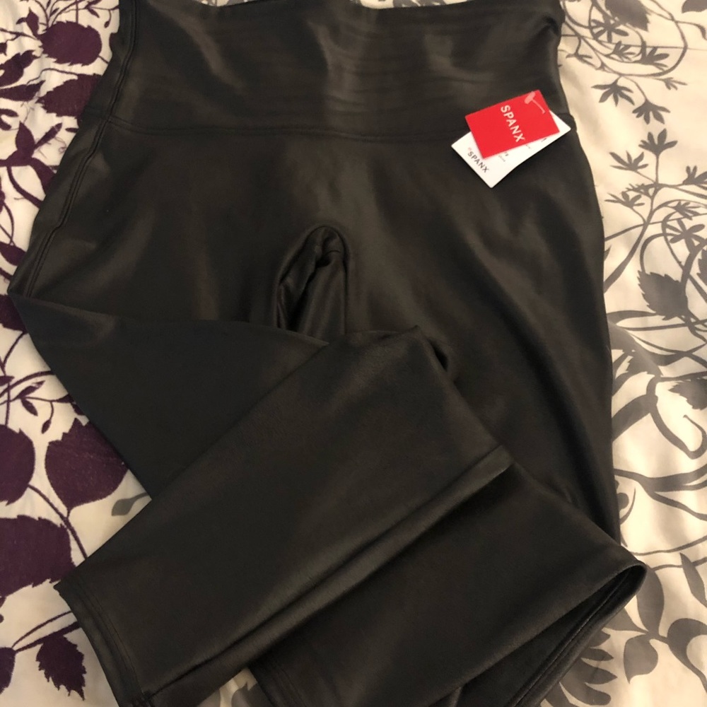 Spanx faux leather leggings